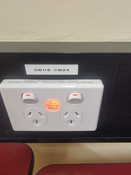 Power points and circuits by an electrician in Revesby Heights